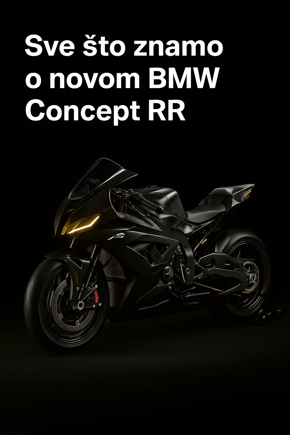 Sve što znamo o novom BMW Concept RR